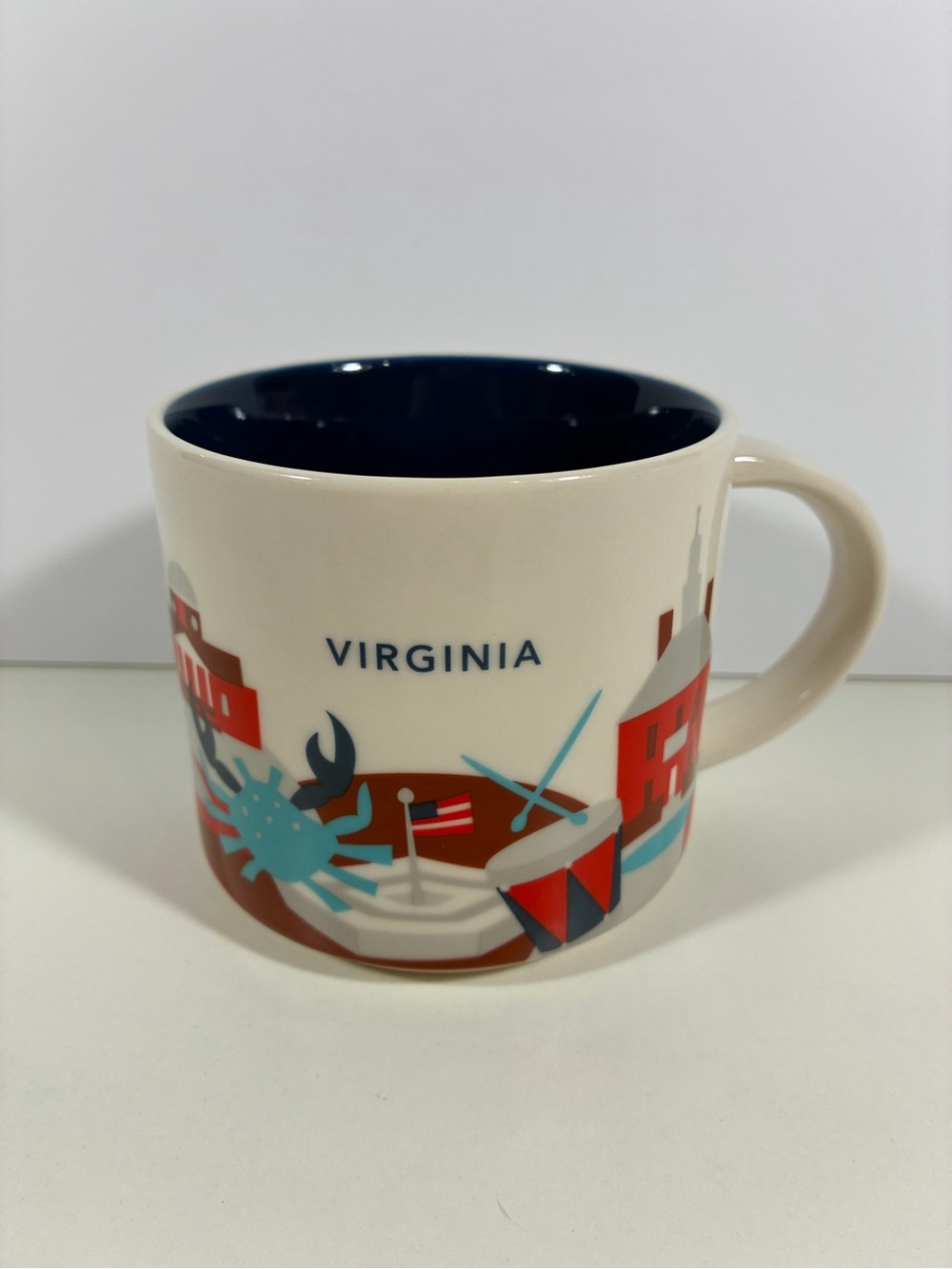 Starbucks Virginia You Are Here Series Collection 14oz Coffee Mug Cup 2017 MINT